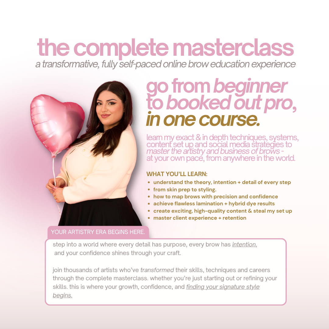 The Complete Masterclass - Online Brow Course